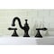 Kingston Brass KC7165BAL 8" Widespread Bathroom Faucet, Oil Rubbed Bronze KC7165BAL - alternate 2